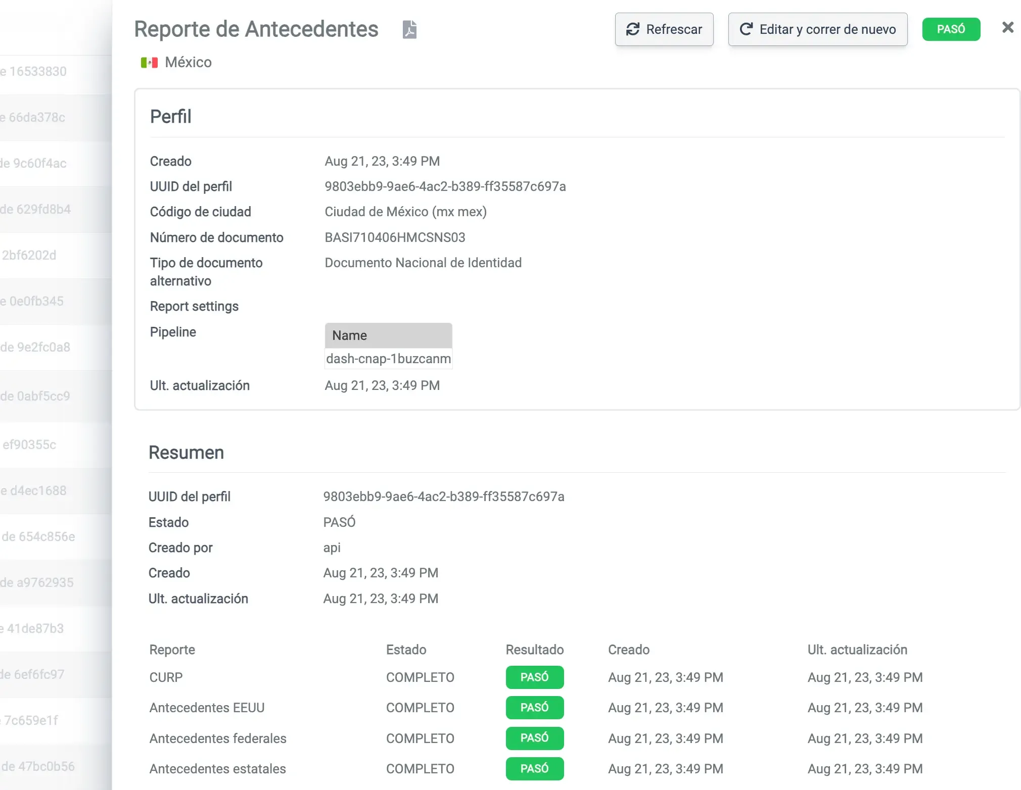 Botão Adicionar e ver detalhes