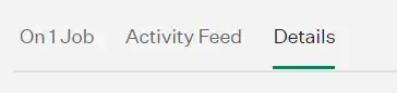 Location of candidate details tab in Greenhouse interface